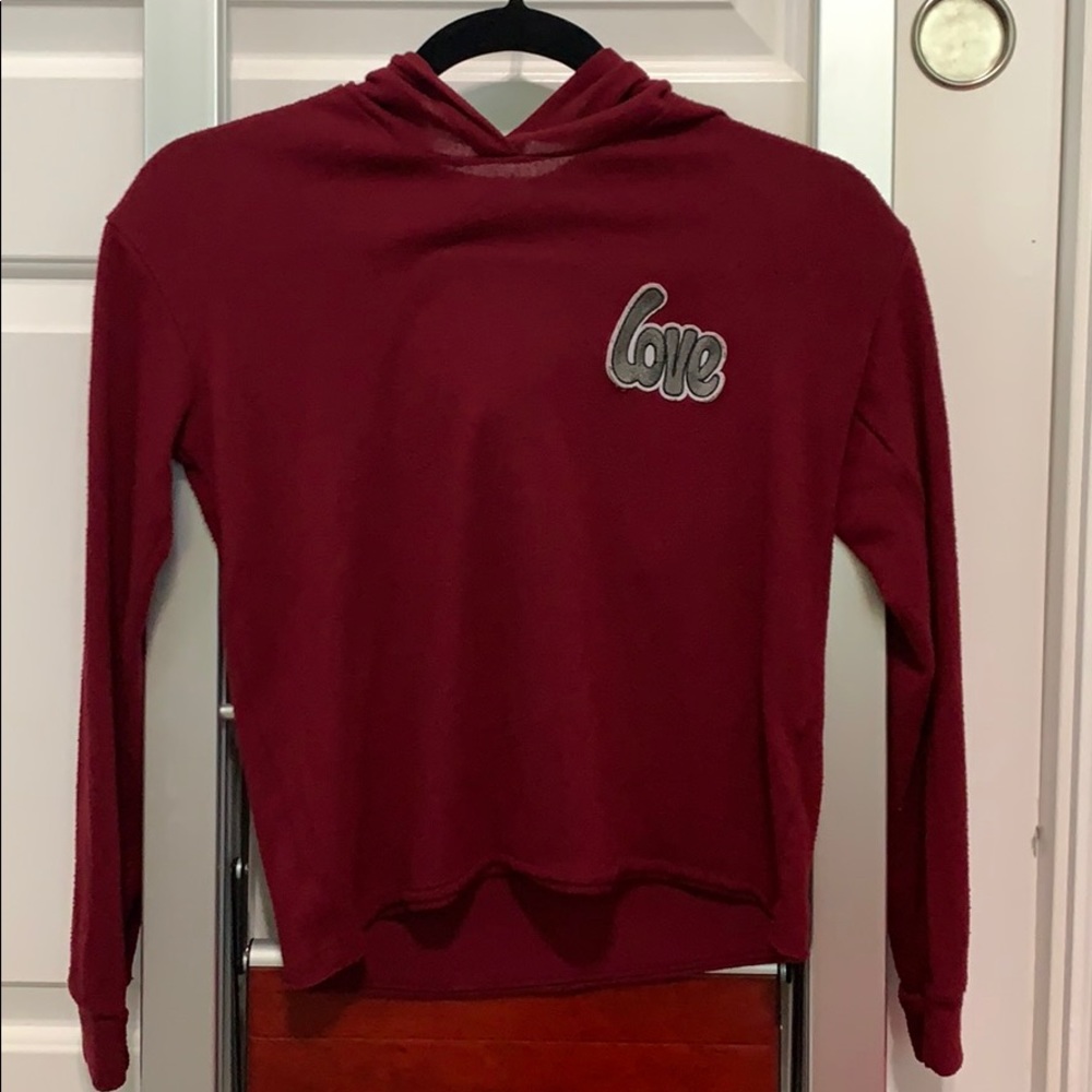 Burgundy Love Long Sleeve